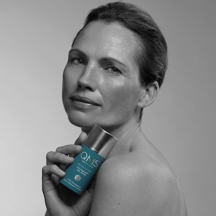 QMS Medicosmetics COLLAgen3D Gel Mask maska stymulujaca z bioidentycznym kolagenem mikroczasteczkowy