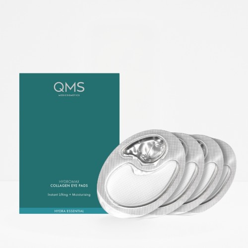 QMS Medicosmetics Hydromax Collagen Eye Pads platki pod oczy z natywnego kolagenu 4 x 3,3 ml