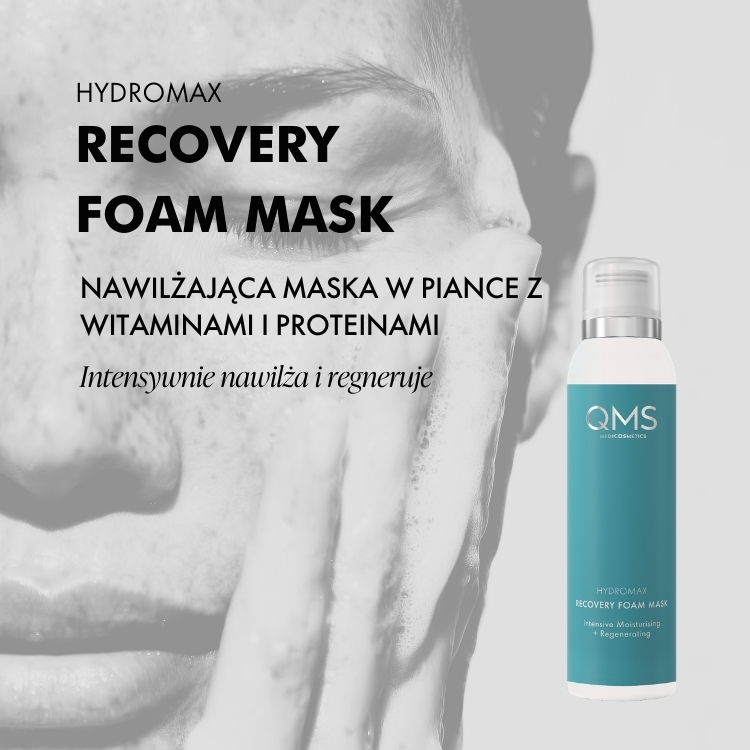 QMS Medicosmetics Hydromax Recovery Foam Mask nawilzajaca maska w piance z witaminami ACE 150 ml