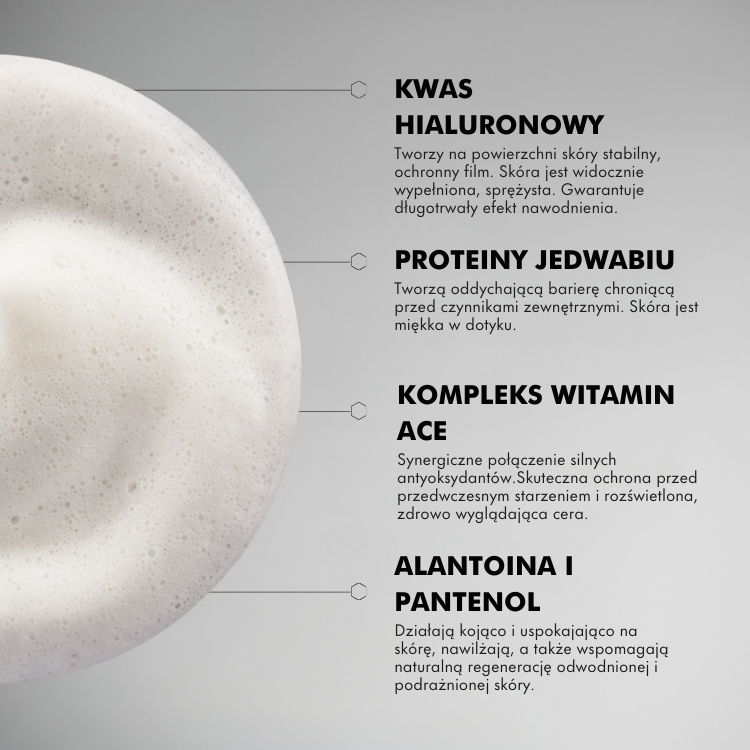 QMS Medicosmetics Hydromax Recovery Foam Mask nawilzajaca maska w piance z witaminami ACE 150 ml