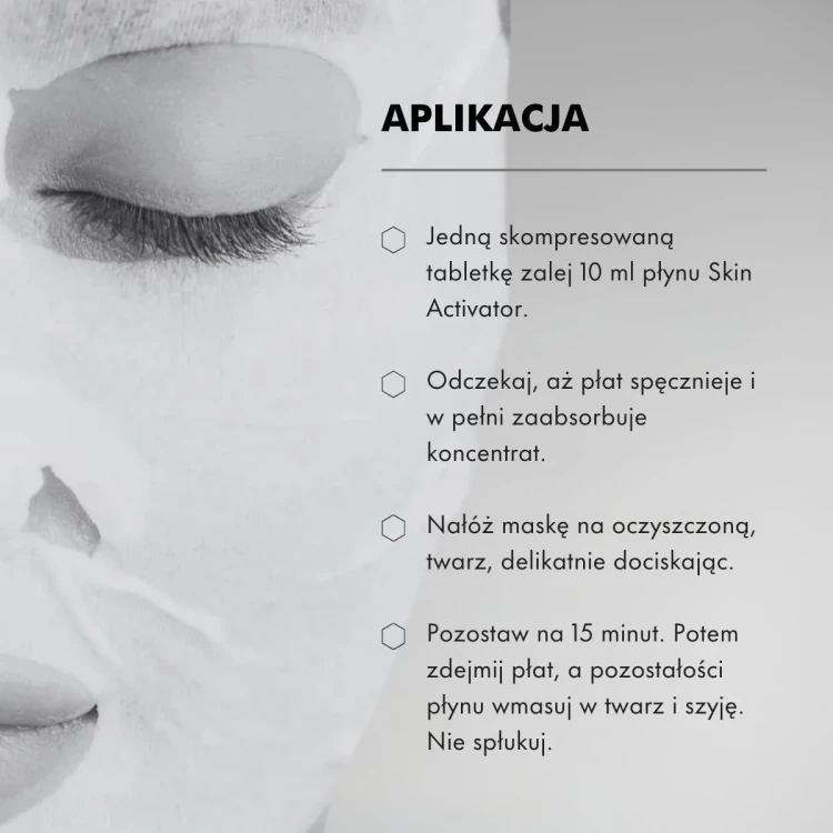 QMS Medicosmetics Hydromax Skin Activator Sheet Mask maska w biopłacie z kolagenem 4 szt.