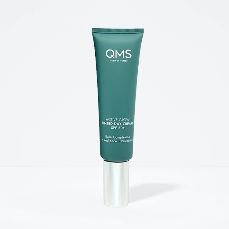 QMS Medicosmetics Active Glow Tinted Day Cream SPF 50 koloryzujacy krem ochronny 50 ml