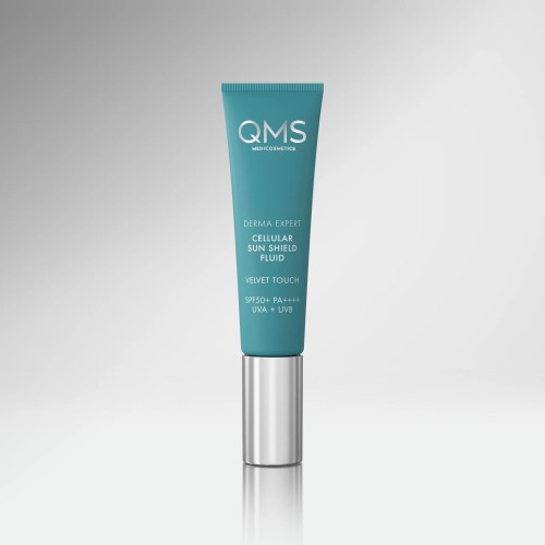 QMS Medicosmetics Derma Expert Cellular Sun Shield Velvet Touch SPF 50+ PA++++ lekki fluid ochronny 