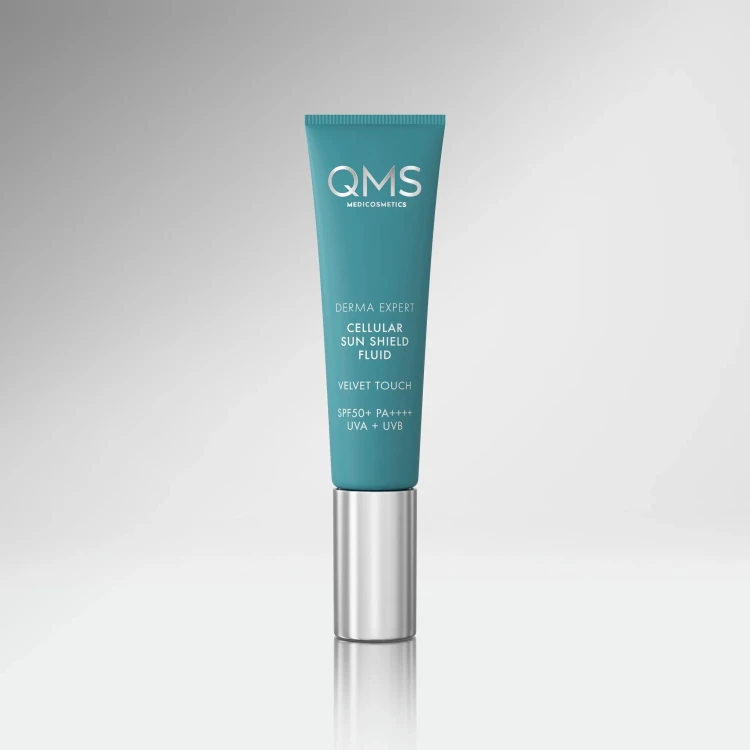 QMS Medicosmetics Derma Expert Cellular Sun Shield Velvet Touch SPF 50+ PA++++ lekki fluid ochronny 
