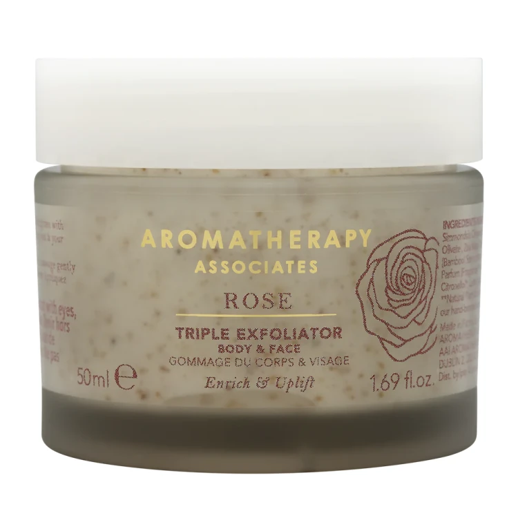 Aromatherapy Associates Rose Triple Exfoliator różany peeling do twarzy i ciała 200 ml