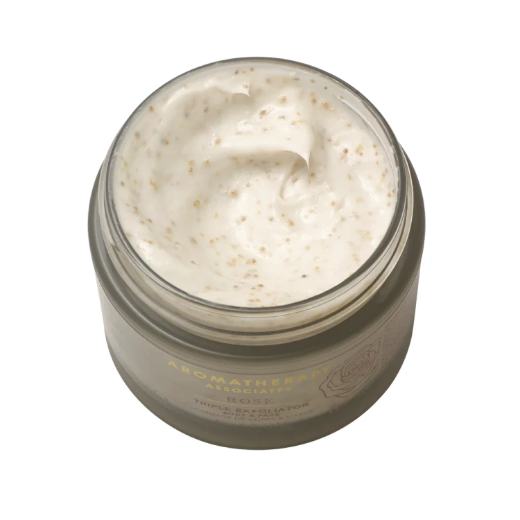 Aromatherapy Associates Rose Triple Exfoliator różany peeling do twarzy i ciała 200 ml
