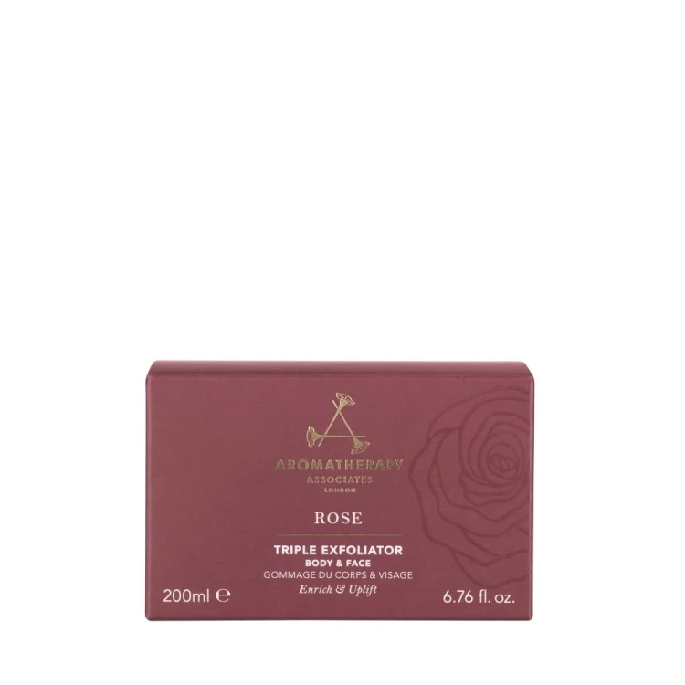 Aromatherapy Associates Rose Triple Exfoliator różany peeling do twarzy i ciała 200 ml