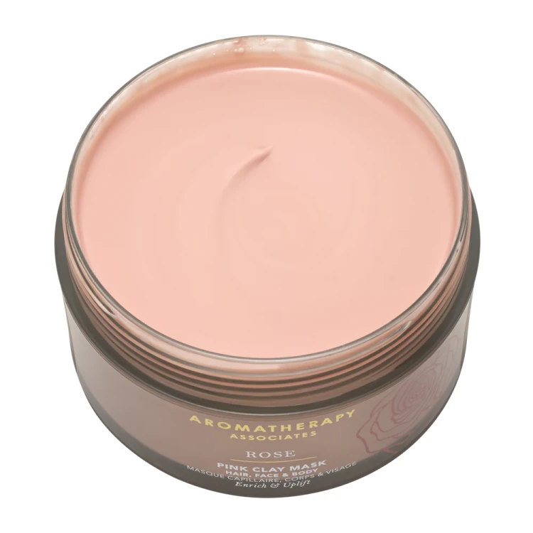 Aromatherapy Associates Rose Pink Clay Mask maska z różowej glinki do twarzy, ciała i włosów 200 ml