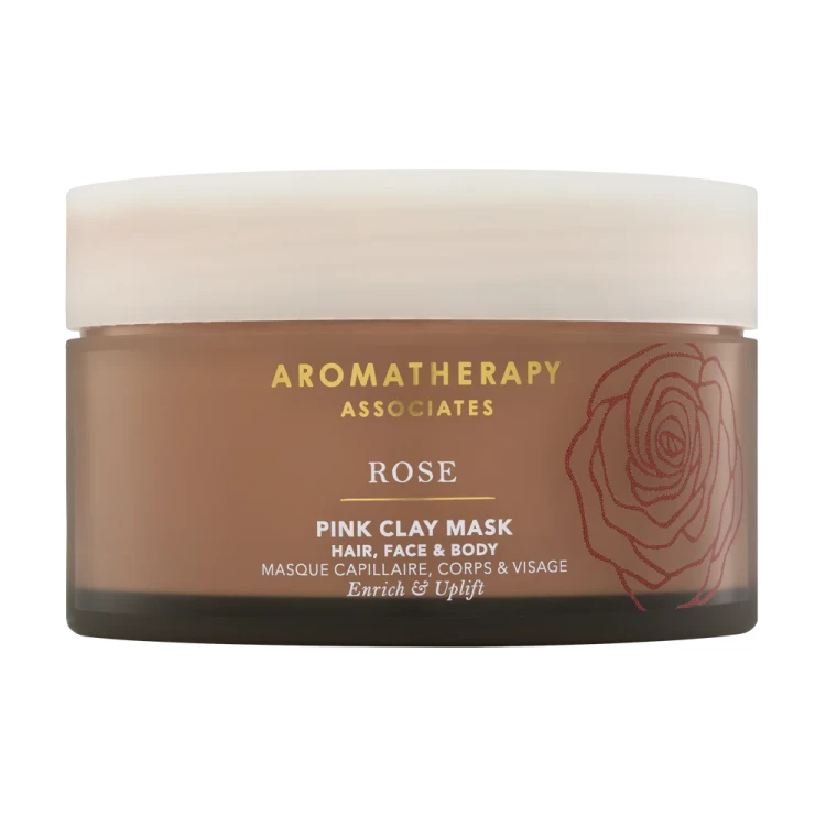 Aromatherapy Associates Rose Pink Clay Mask maska z różowej glinki do twarzy, ciała i włosów 200 ml