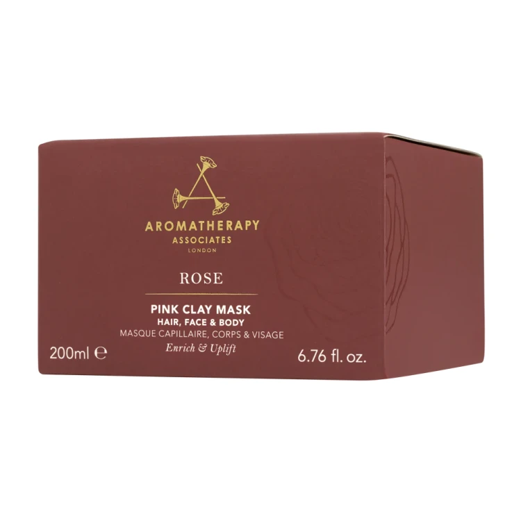 Aromatherapy Associates Rose Pink Clay Mask maska z różowej glinki do twarzy, ciała i włosów 200 ml