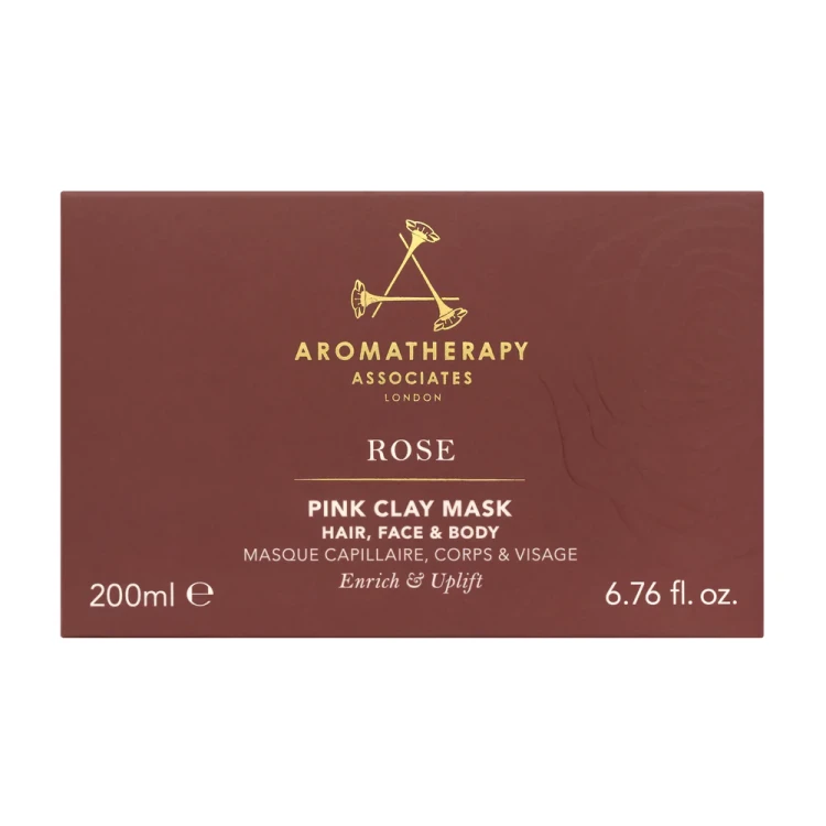 Aromatherapy Associates Rose Pink Clay Mask maska z różowej glinki do twarzy, ciała i włosów 200 ml