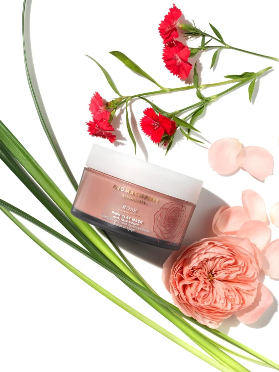 Aromatherapy Associates Rose Pink Clay Mask maska z różowej glinki do twarzy, ciała i włosów 200 ml