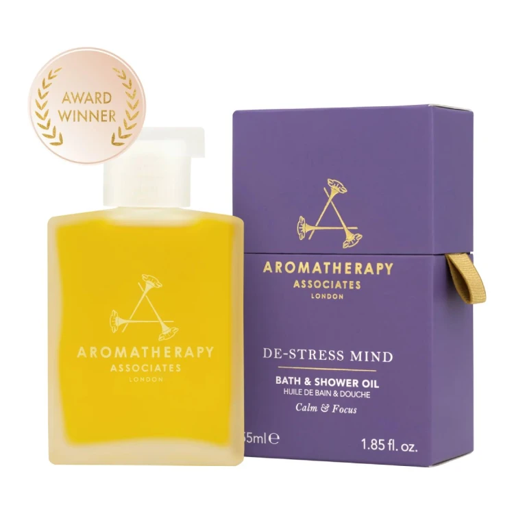 Aromatherapy Associates De-Stress Mind Bath & Shower Oil odstresowujący umysł olejek do kąpieli 55 m