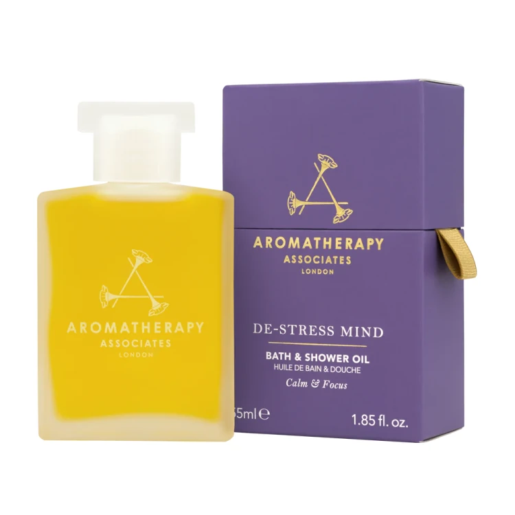 Aromatherapy Associates De-Stress Mind Bath & Shower Oil odstresowujący umysł olejek do kąpieli 55 m