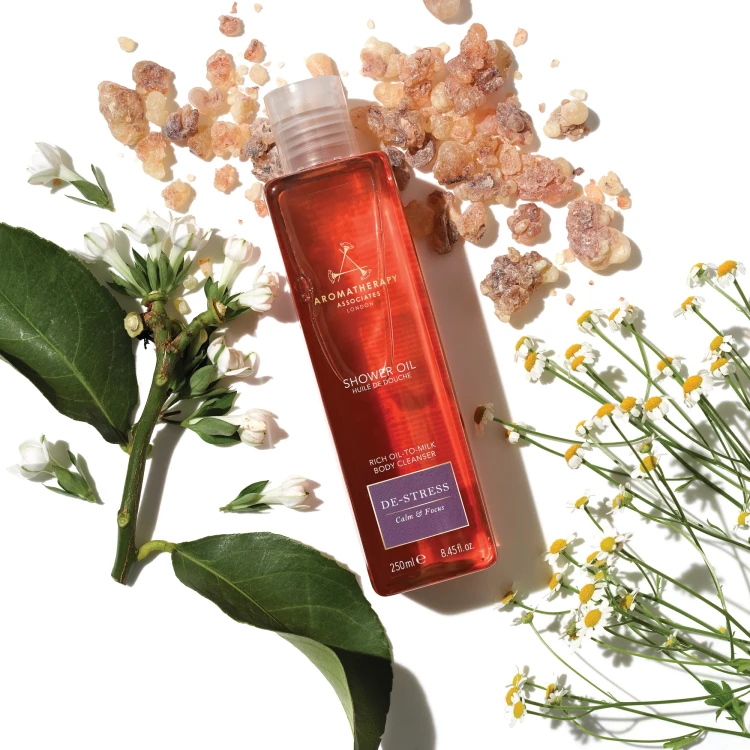 Aromatherapy Associates De-Stress Mind Shower Oil odstresowujący olejek pod prysznic 250 ml