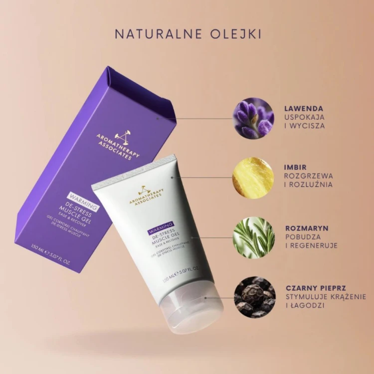 Aromatherapy Associates De-Stress Warming Muscle Gel rozgrzewający żel na zmęczone mięśnie 150 ml