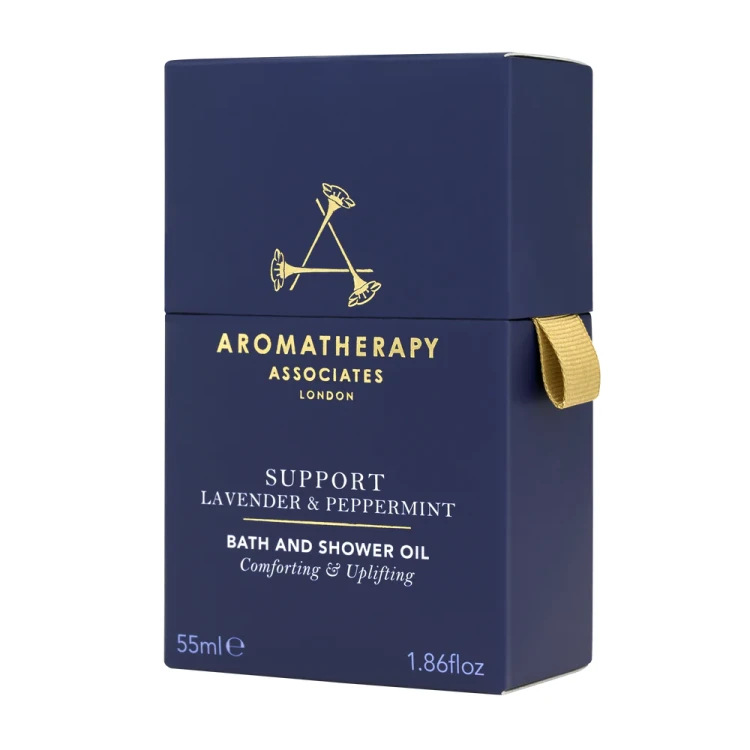 Aromatherapy Associates Support Lavender & Peppermint Bath & Shower Oil łagodzący bóle olejek do kąp