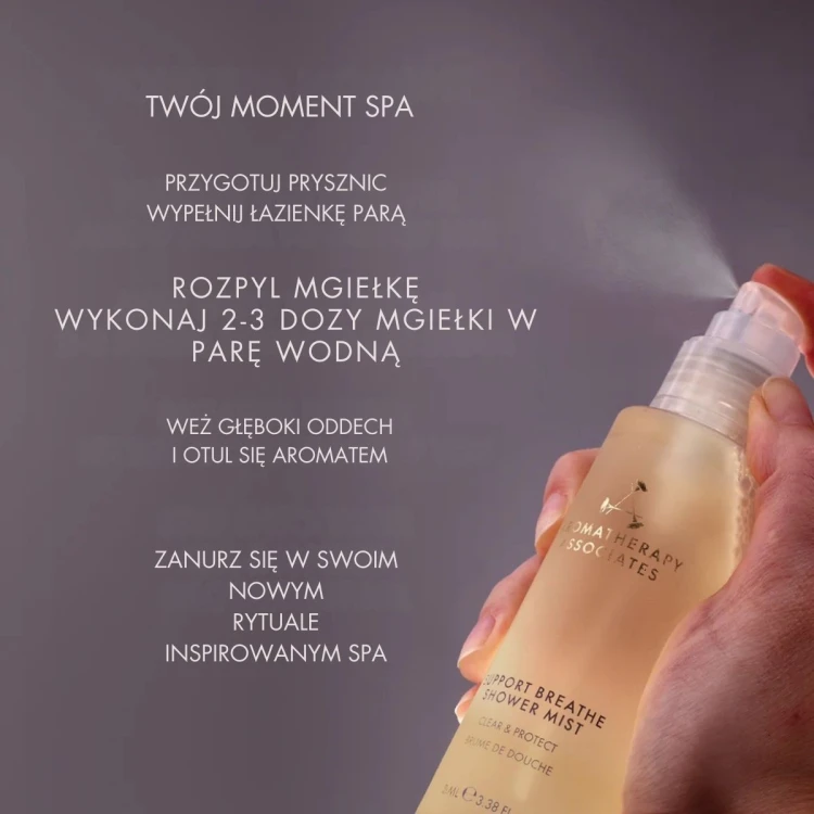 Aromatherapy Associates Support Breathe Shower Mist mgiełka do inhalacji pod prysznicem 100 ml