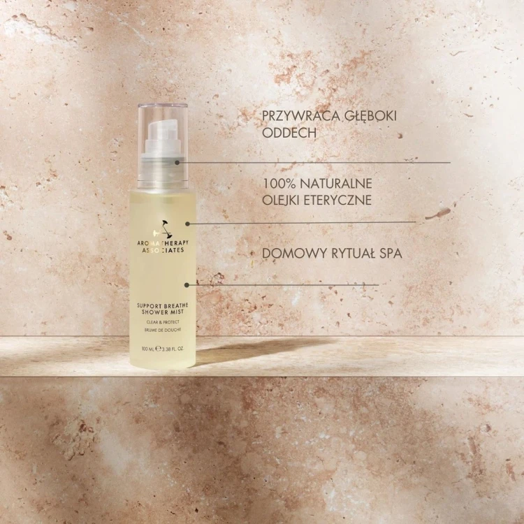 Aromatherapy Associates Support Breathe Shower Mist mgiełka do inhalacji pod prysznicem 100 ml
