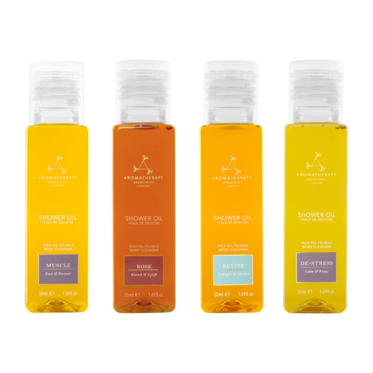 Aromatherapy Associates Shower Oil Discovery Collection zestaw 4 olejków pod prysznic 4 x 50 ml