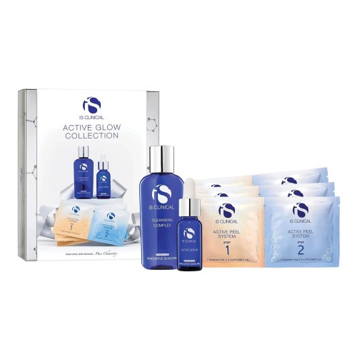 iS Clinical Active Glow Collection – zestaw rozświetlający Cleansing Complex 60 ml + Active Serum 15 ml + Active Peel System 3 szt.jpg